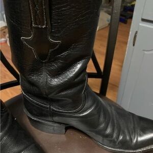 Lucchese Leather Cowboy Boots